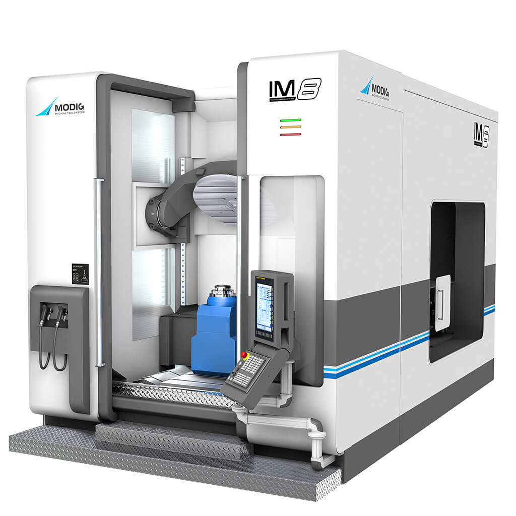 Inverted machining center from Modig Machine Tool,
